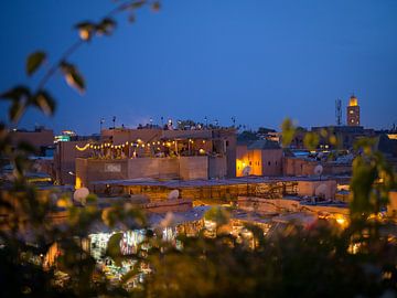 Daken van Marrakesh in de avond van Teun Janssen