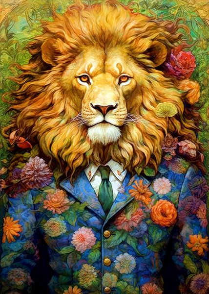 Löwe Tierkunst #Löwe von JBJart Justyna Jaszke