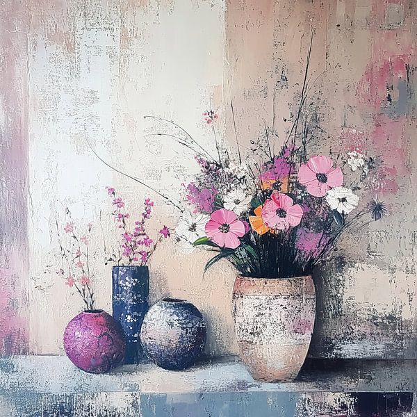 Bouquet in Vase by ARTEO Paintings