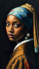 Contemporary Girl with a Pearl Earring