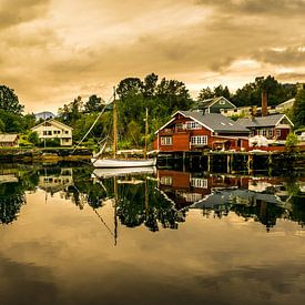 Noors Landschap by Arthur Wolff