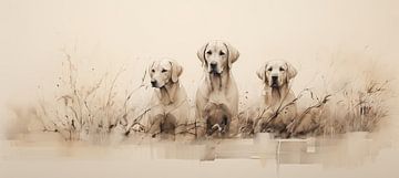 Labrador | Labrador van ARTEO Schilderijen