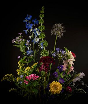 Boeket bloemen van Marjolein van Middelkoop
