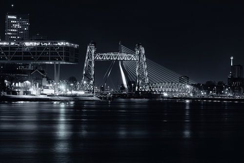Rotterdam en noir et blanc