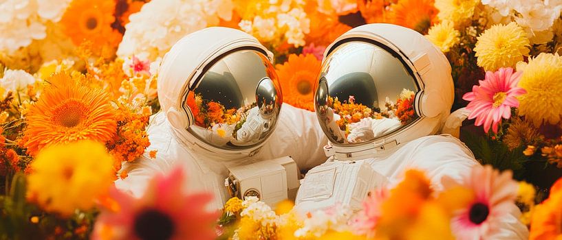 Space flower splendour by Poster Art Shop