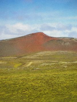 De kleuren van Laki, IJsland van Frans Blok