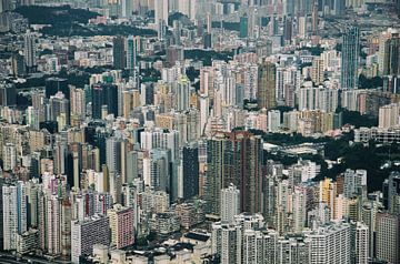 Uitzicht over Hong Kong van Götz Gringmuth-Dallmer Photography