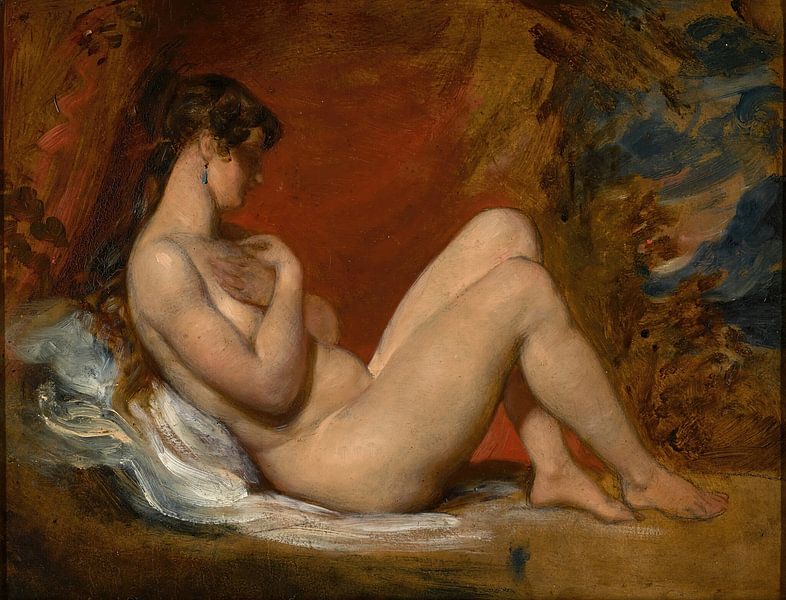 Liegender weiblicher Akt, William Etty von Meisterhafte Meister