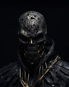 Mann mit Maske