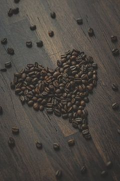 Koffiebonen Hart van Pim Haring