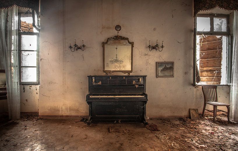 Oude piano van Olivier Photography