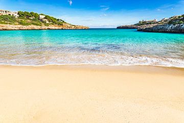 Sand beach of Cala Marcal on Mallorca island, Spain by Alex Winter