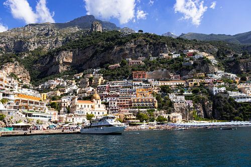 Kleurrijk stadje Positano, Italië