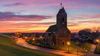 Sunrise at the Mariachurch in Wierum by Henk Meijer Photography thumbnail