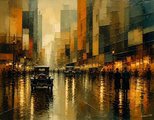 A New Dimension - Reflections in the Rain