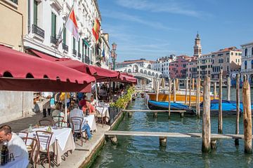 Venedig - Canal Grande und Rialto-Brücke