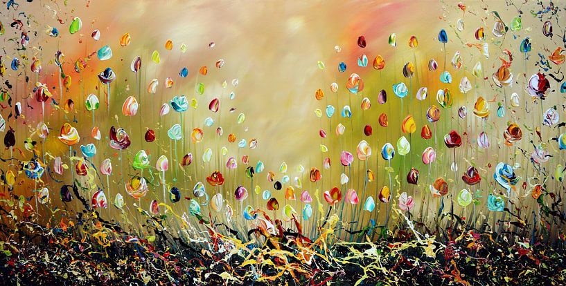 Flowers by Gena Theheartofart