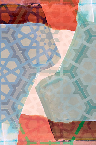 Geometrische Muster in mehreren Ebenen