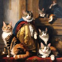 Cats kings and queens