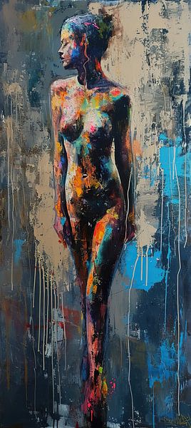 Abstract Woman Silhouette | Modern Abstract by Eye catching paintings