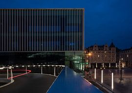 Martyrs' square Leuven by night by Werner Lerooy