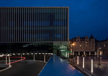 Märtyrerplatz Leuven bei Nacht von Werner Lerooy