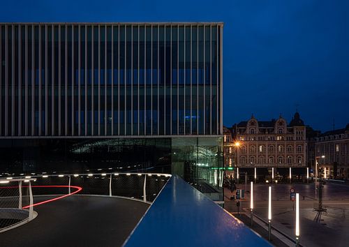 Martelaren plein Leuven bij nacht