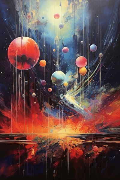 Cosmic Constellation by Digitale Schilderijen