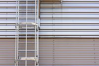Façade on an industrial estate