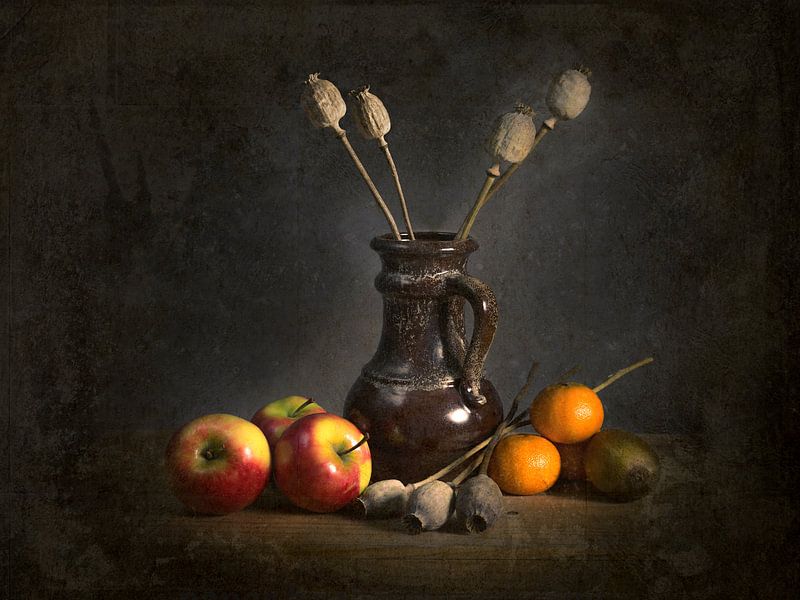 Still life with fruit by Danny den Breejen