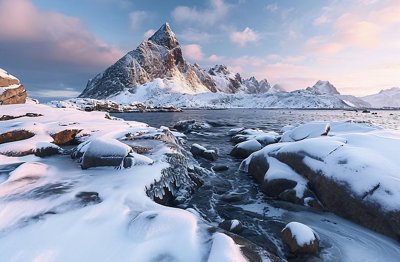 Winter in Island von fernlichtsicht