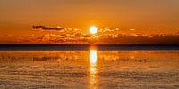 Die Flut kommt -Sonnenuntergang von Dieter König Miniaturansicht