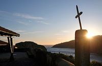 Sonnenaufgang bei Gaztelugatxe in Spanien