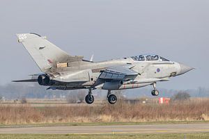 Landung des Royal Air Force Panavia Tornado.