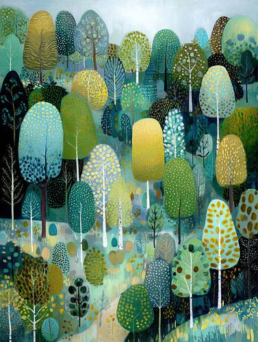 Enchanted Forest of Colors