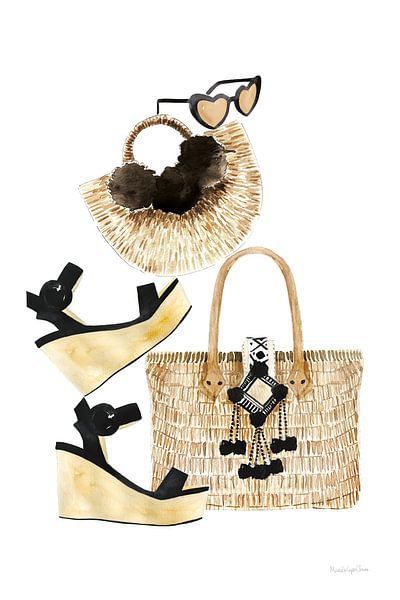 Beach Glam I, Mercedes Lopez Charro by Wild Apple