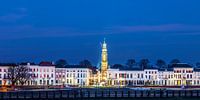 Hanzestad Zutphen in de avond van Martin Bergsma thumbnail