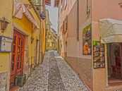 Rue colorée à Vérone en Italie par Tonny Verhulst Aperçu