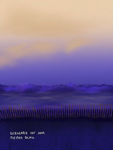 Deep blue by ArtFlow by Katharina Holmburger