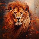 Leeuw artistieke stijl 2 van TheXclusive Art thumbnail