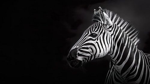 Zebra paard
