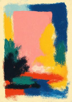 Abstract colour composition by Niklas Maximilian