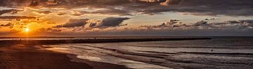 Zonsondergang bij Santa Pola, Spanje