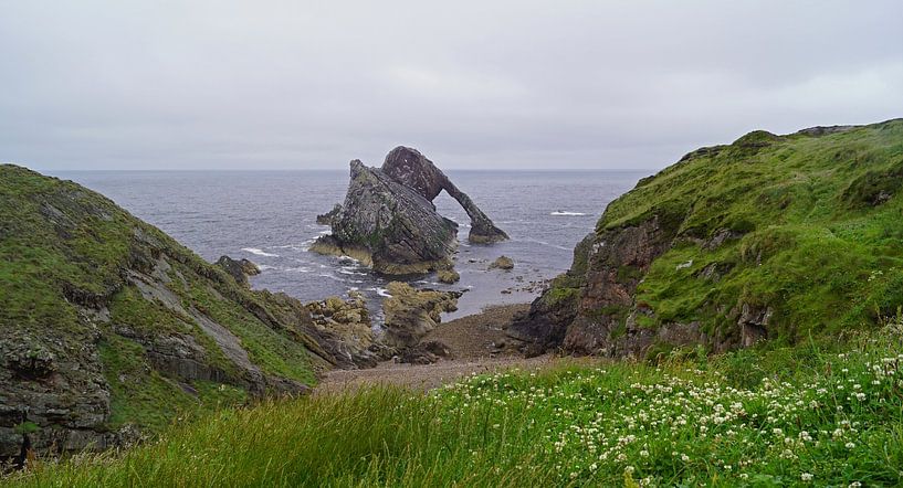 Bow Fiddle Rock Rock Arch in Scotland by Babetts Bildergalerie