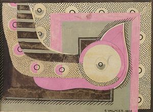Komposition (Studie für ein dekoratives Motiv) (1926) von Georges Valmier