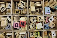Scrabble letters. par Marian Klerx Aperçu