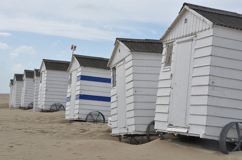 Strandhütten auf Rädern von Annelies van der Vliet