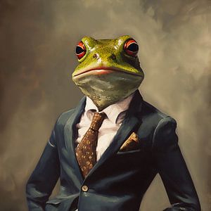 Frederick, Gentleman, Frosch im Anzug