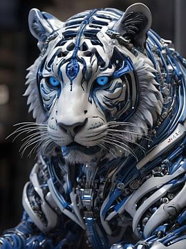 Tigre en porcelaine sur Retrotimes