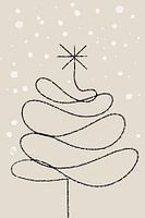 Eenvoudige kerstboom